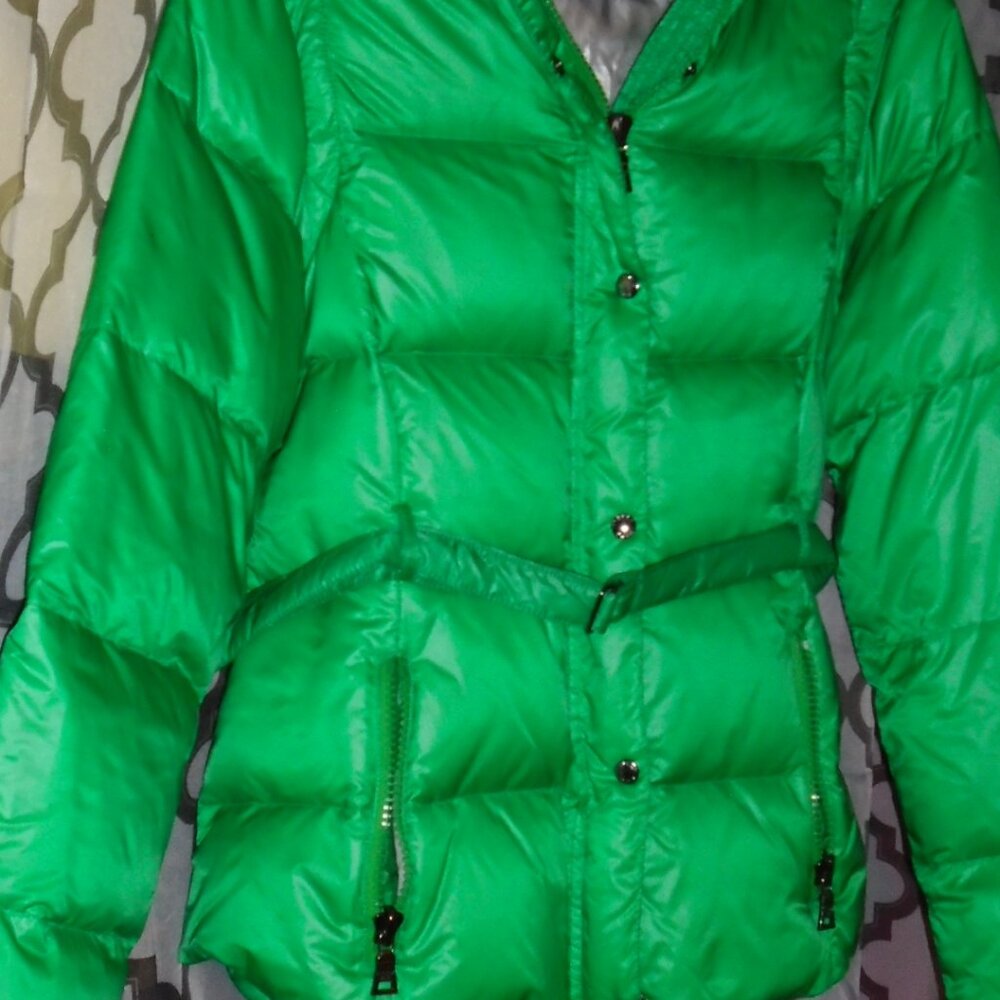 Andrew Marc Green puffer jacket